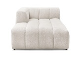 Récamière BOBOCHIC ANNECY Boucle-Stoff weiss
