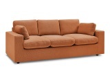 3er Sofa BOBOCHIC BELAIR Stoff orange