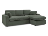Ecksofa BOBOCHIC BELAIR Stoff grün
