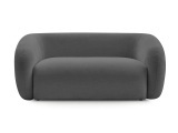 2er Sofa BOBOCHIC CELINE Stoff dunkelgrau