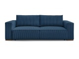 3er Sofa BOBOCHIC CHELSEA Cord-Stoff dunkelblau