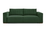 3er Sofa BOBOCHIC CHELSEA Cord-Stoff grün