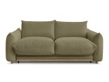 3er Sofa BOBOCHIC ERNEST Stoff grün