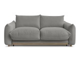 3er Sofa BOBOCHIC ERNEST Stoff dunkelgrau