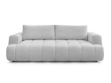 3er Sofa BOBOCHIC FUJI Stoff hellgrau
