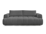 3er Sofa BOBOCHIC FUJI Stoff dunkelgrau