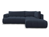 Ecksofa BOBOCHIC FUJI Stoff dunkelblau