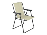 Camping-Stuhl MAYA Edelstahl beige