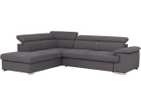 Ecksofa CORSA Stoff grau
