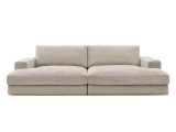 Sofa BOBOCHIC LEONARD Stoff mit Textur beige