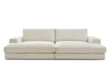 Sofa BOBOCHIC LEONARD Cord-Stoff beige