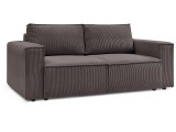 2er Sofa BOBOCHIC NIHAD Cord-Stoff taupe
