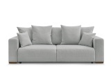 3er Sofa BOBOCHIC SIDONIE Stoff chiniert hellgrau