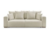 3er Sofa BOBOCHIC SIDONIE Cord-Stoff beige