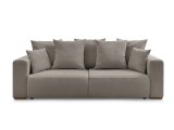 3er Sofa BOBOCHIC SIDONIE Cord-Stoff taupe