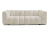 3er Sofa BOBOCHIC TALIA Boucle-Stoff beige