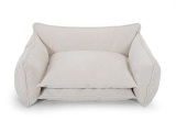 BOBOCHIC Hundebett Stoff mit Textur Beige.ToLowerCase())