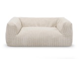 BOBOCHIC Hundebett Cord-Stoff Beige.ToLowerCase())