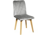 Stuhl BREST Schaum grau