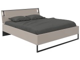 Bett MIDNIGHT 180x200cm dekor beige