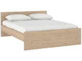 Bett NAIA 180x200cm glitzernd weiss glänzend