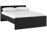 undefined, Bett NAIA 140x200cm matt schwarz