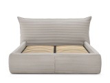 Bettkasten BOBOCHIC JADE 180x200cm stoff taupe
