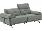 2er Sofa CAMPO DE FIORI SIENA Echtleder dunkelgrün