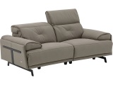 2er Sofa CAMPO DE FIORI SIENA Echtleder taupe