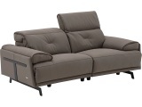 2er Sofa CAMPO DE FIORI SIENA Echtleder kaffeefarben