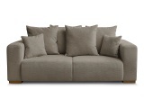2er Sofa BOBOCHIC SIDONIE Stoff chiniert taupe