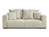2er Sofa BOBOCHIC SIDONIE Cord-Stoff beige