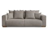 3er Sofa BOBOCHIC SIDONIE Cord-Stoff taupe
