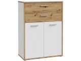 kleines Aufbewahrungsmöbel FLEX OFFICE 84.5x41.5x115.1cm spanplatte weiss
