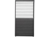 Colibri Sichtschutzwand mit Lamellen verstellbar, schwarz, 4m Pergolasichtschutz