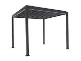 Colibri Alu/Stahl-Pergola, schwarz 300x300x240cm Pergola