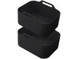 KITCHENCOOK Set 2 Körbe für Air Fryer Silipot2