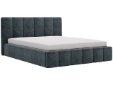 Bett CHIARA 140x200cm stoff nachtblau