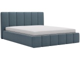 Bett CHIARA 160x200cm stoff dunkelblau