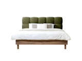 Bett BOBOCHIC KUMO 160x200cm grün