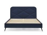 Bett BOBOCHIC PRUNE 180x200cm blau