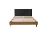 Bett BOBOCHIC OCEANE 180x200cm dunkelgrau