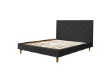 Bett BOBOCHIC ROMANE 180x200cm dunkelgrau