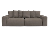 Sofa BOBOCHIC VOLTAIRE Cord-Stoff taupe
