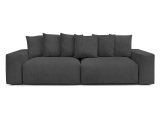 Sofa BOBOCHIC VOLTAIRE Cord-Stoff dunkelgrau