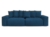 Sofa BOBOCHIC VOLTAIRE Cord-Stoff dunkelblau