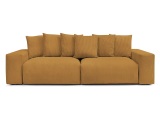 Sofa BOBOCHIC VOLTAIRE Cord-Stoff gelb