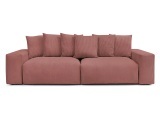 Sofa BOBOCHIC VOLTAIRE Cord-Stoff rosa