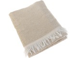 Decke IMAN 140x190cm beige unifarben
