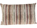 Kissen IMAN 55x35cm braun gestreift